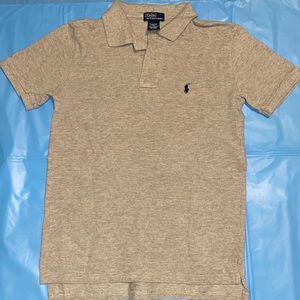 Gray Boys Polo Shirt